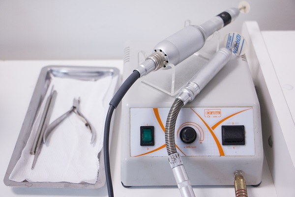 Materiais descartáveis e esterilizados
